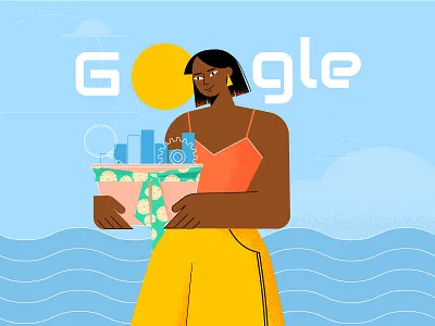 55 Google Stats fashion google illlustration sea statistics