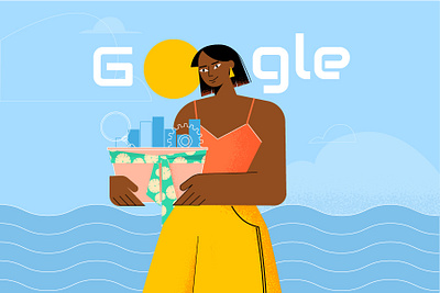 55 Google Stats fashion google illlustration sea statistics