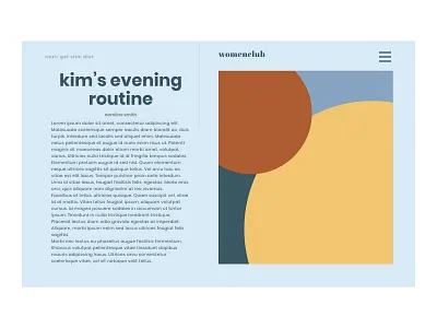 blog design minimal typography ui ux web website