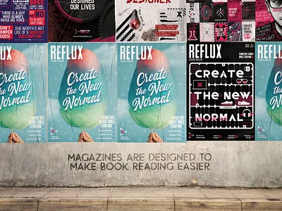 REFLUX: Design Magazine branding design designer illustration magazine magazine cover magazine design refluxdesignmag