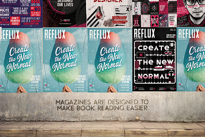 REFLUX: Design Magazine branding design designer illustration magazine magazine cover magazine design refluxdesignmag