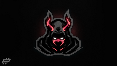 Demon mascot logo angel angry art black branding demon design devil e sports god hood illustration logo magic mascot mascot logo red vector