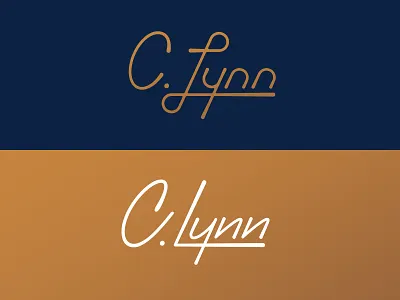C. Lynn branding lettering logo logotype wordmark