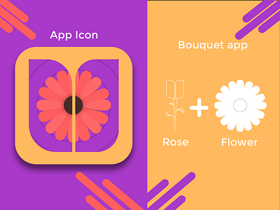 Daily UI :: 005_Bouquet_App_Icon daily ui dailyui dailyui 005 dailyuichallenge icon web