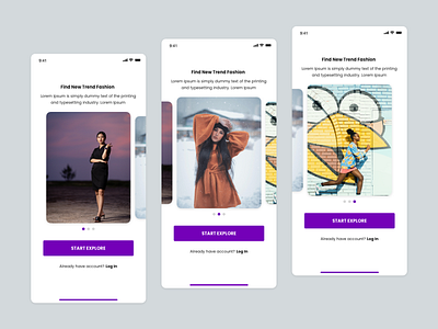 Onboarding Fashion App fashion fashion app freebies ios iphone mobile design onboarding ui uiuxdesign ux