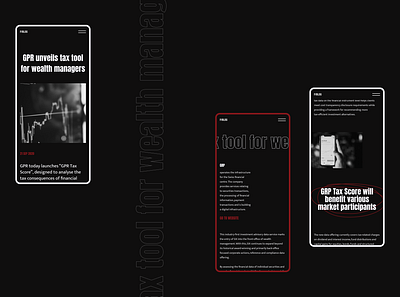 F/Blog. Mobile story page blog blog design blog post finance fintech mobile design mobile site news story ui design