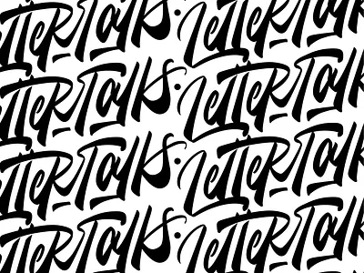 Lettertalks Calligraphy branding calligraphy design graphic handlettering lettering logo type typography vector