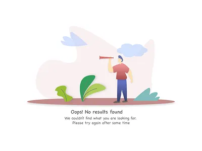 No results illustration 404 page app page art direction artist artwork brand design creative design creativemind creativity creator digital illustration dribbble flat illustration illustration illustration art redesign simple design user interface design vector zomato
