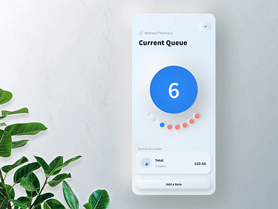 Queue Up Healthcare App app ecommerce ecommerce app health app healthcare ios app ios design mobile mobile design mobile ui neumorphic neumorphic design neumorphism neumorphism ui pharmacy app prototype transition ui animation ui ux wellness app