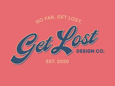 Get Lost brand brand identity branding design illustration lifestyle brand logo logo design typography vector