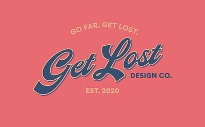 Get Lost brand brand identity branding design illustration lifestyle brand logo logo design typography vector