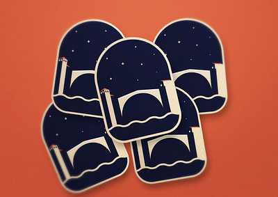 Mostar Stickers art direction artwork brand design brand identity branding branding design city branding city of mostar clean design dribbble exploration illustration mostar night old bridge shape sightseeing sticker design sticker mule stickers