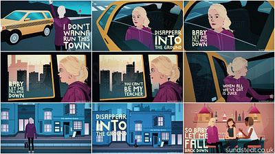 Animated Lyric Video Production Service Sundstedt Animation
