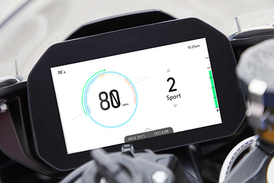 Motorcycle TFT Display dailyui display minimal motorcycle motorcycles tft tft display tft display ui uidesign uiux user interface design userinterface ux