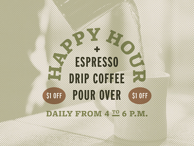 Happy Hour branding design letters type typography