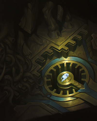 We ve Counted The Stars abyss environment fantasy horror illustration landscape nihilism procreate surreal temple