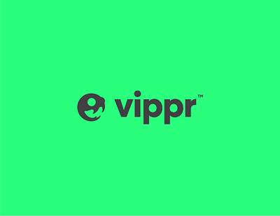 Vippr branding design logo