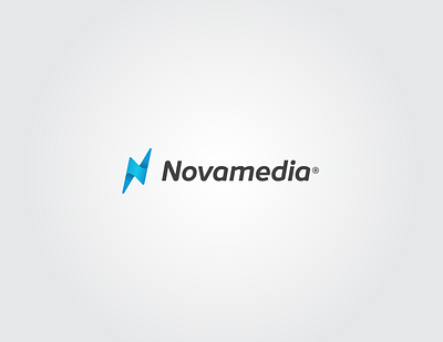 Novamedia branding design logo