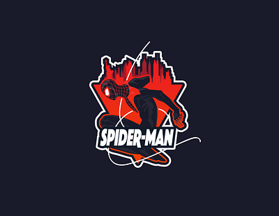 Spider-Man branding design logo