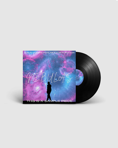 Nebulas aesthetic album album cover cosmos cover cover art design galaxy mood space stars