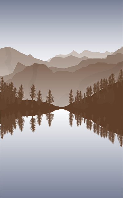 Washington Lake Hills art artwork cover design design digital art graphic design graphicdesign hills illustration illustrator lake minimal natural park nature sunset vector vectors visualization wallpaper washington