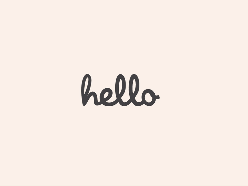 Hello Dribbble animation design graphic design hello dribbble illustration
