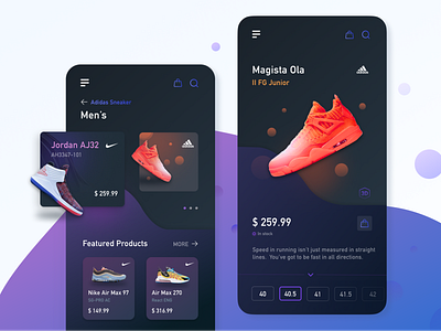 SNEAKER ui ux