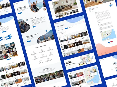 NomadX accomodation digital nomad product design rent a house website design