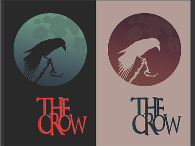 TheCrow 01 01 illustration illustrator typogaphy