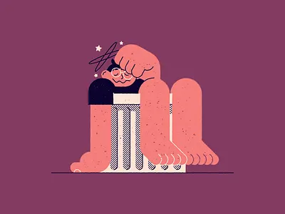 Vectober 19: Dizzy dizzy garbage boy halftone illustration inktober inktober2020 texture vectober vectober2020 vector