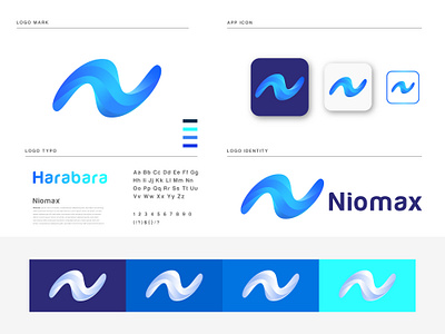 Niomax logo design | modern N letter logo abstract logo app app design app logo app logo design brand design brand identity branding branding design colorful logo icon letter logo letter logo design logo logo design logodesign minimal mobile modern design modern logo