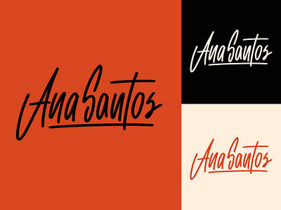 Ana Santos - Logo Sketch for UX-consultant form Portugal branding calligraphy clothing design fashion font free hand lettering identity lettering logo logotype mark packaging script sketches streetwear type typo typography