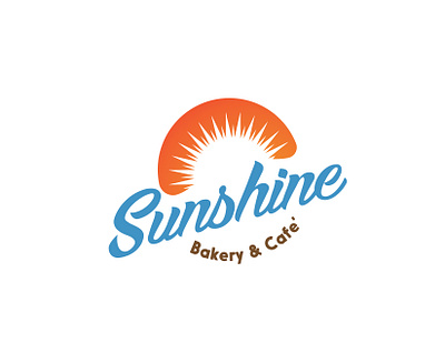 Sunshine Bakery Cafe bakery bakerylogo branding breakfast cafe cafe logo logo sun sunny sunrise