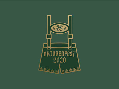 Oktoberfest Pin beer hops illustration oktoberfest pin pretzel vector