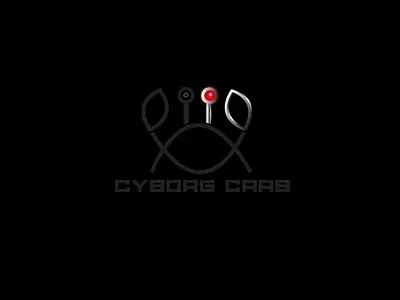 cyborg crab art branding crab crabs cyborg design graphic design icon illustration illustrator logo vector