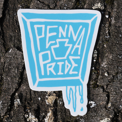 Penna Pride Sticker ice icicles keystone mountain mountains pa penna penna. pennsylvania pocono poconos pride resort ride riding ski skiing snow snowflake sticker