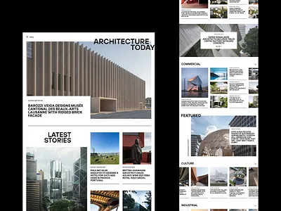 Architecture Blog Site Concept architecture blog concept design digital home inspiration ui ux web design website