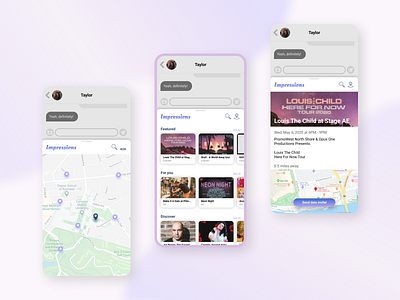 Event Discovery Mobile Plugin app branding mobile mobile design plugin service design ui ux