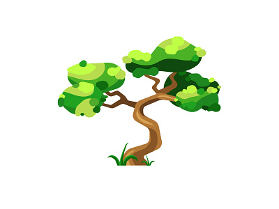 Tree adobe illustrator design flat flat design flat illustration flat vector illustration inktober2020 vector