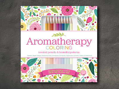 Aromatherapy Pencil Packaging Design branding design illustrator typography vector