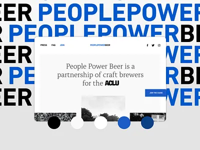 People Power Beer ui ui deisgn ui inspiration web design web designer webdesign webdesigner website website design websites