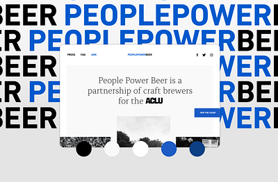 People Power Beer ui ui deisgn ui inspiration web design web designer webdesign webdesigner website website design websites