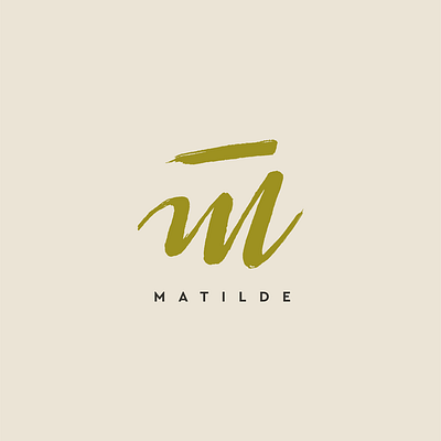 Matilde Logo branding design handlettering illustrated logo logo logo design logodesign typography vector