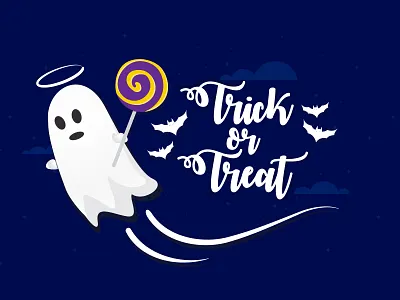 Trick or Treat - Halloween vector illustrations character design graphic art graphic design halloween halloween design illustration poster vector