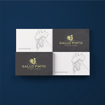 Gallo Pinto Branding branding business card design illustrated logo illustration logo logo design logodesign logotype vector