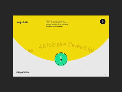 Majordome - Motion dogstudio layout motion design webdesign