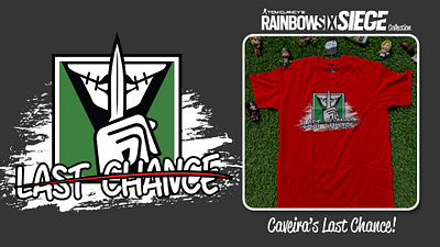 Rainbow6Siege Caveira Tee branding design gaming garments graphic design icon tee tshirt vector