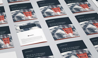 What is a Managed Account Brochure brochure financial graphicdesign layout