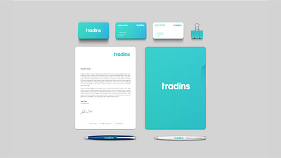 Tradins- Brand Communication Design brand design branding design design agency finance app graphicdesign logo presentation logotype minimalist logo typography visual design visual identity wordmark