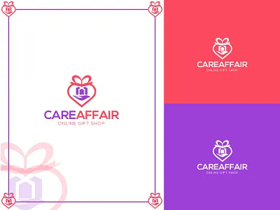 Gift shop logo design branding design branding identity creative logo design flat logo design illustration illustrator design logo logo design logo design concept logo design idea logo design vector logo maker logo mark logo mark symbol shop logo smart logo symbel unique logo design